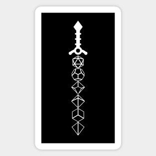 Dice Sword of Skeletons Magnet